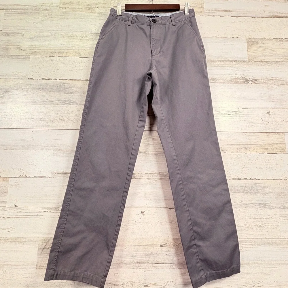 Tommy Hilfiger Mens Pants 27x30.5 Tan Taupe Straight Fit Casual‎ Cotton Blend